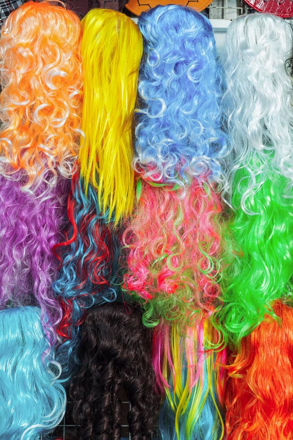 Hairpiece colorful stock photo. Image of carnival, false 47838986