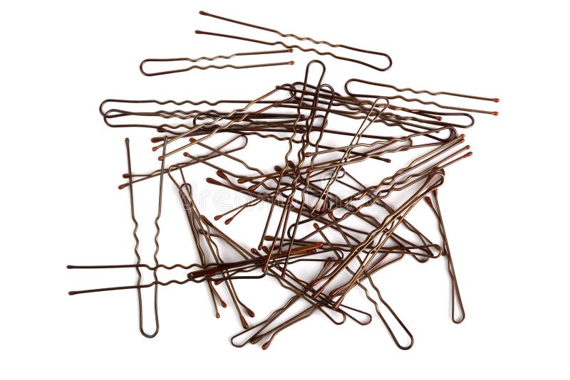 Hairpins or Bobby Pins stock image. Image of grooming 31418131