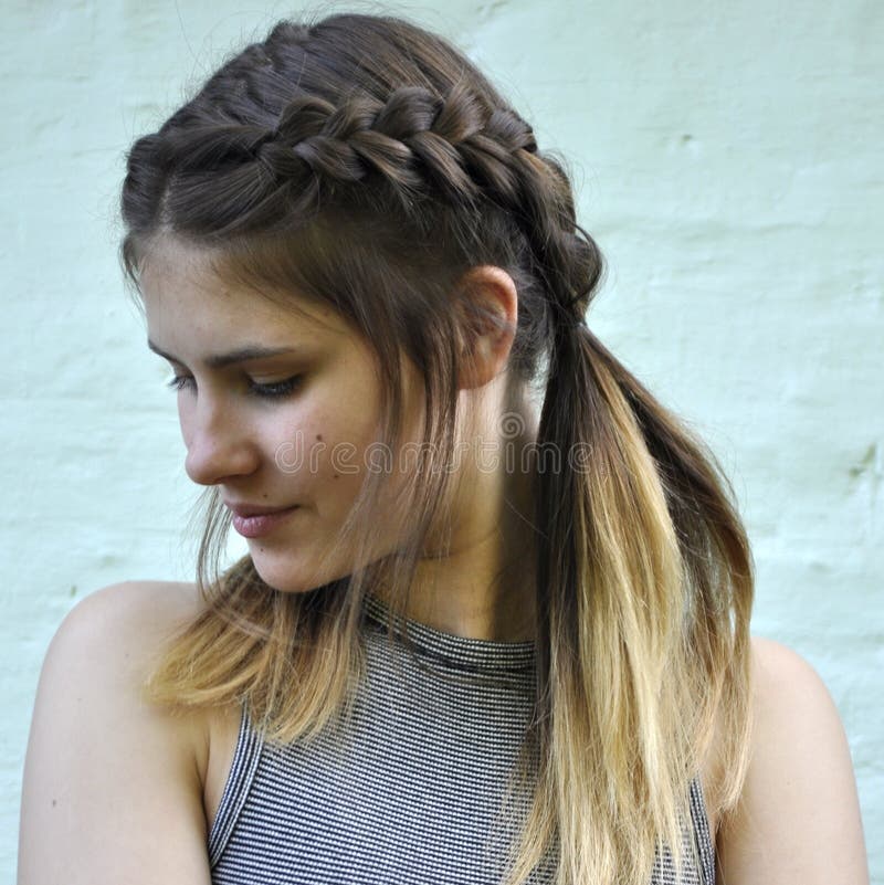 Hairstyle on long hair stock photo. Image of romantic - 159369642 Hairstyle on long hair stock photo. Image of romantic - 159369642
