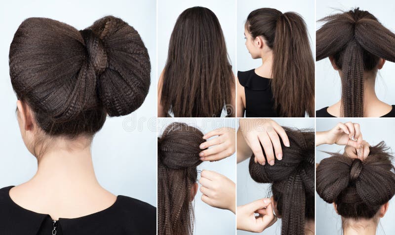 201 Simple Hairstyle Tutorial Stock Photos - Free & Royalty-Free Stock  Photos from Dreamstime