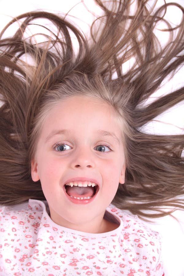 Hairy girl stock photo. Image of happiness, beauty, girl - 13380126