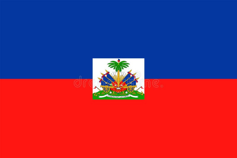 Haiti flaga Wektorowa Płaska ikona ilustracja wektor Haiti flaga Wektorowa Płaska ikona ilustracja wektor