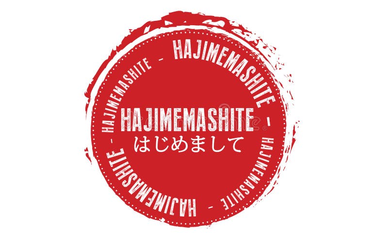 Hajimemashite E Significado Da Fonte De Japão 'agradável Para