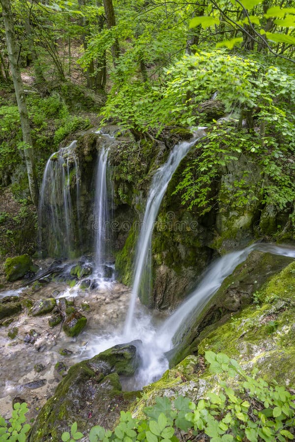 Hajsky waterfall, National Park Slovak Paradise, Slovakia