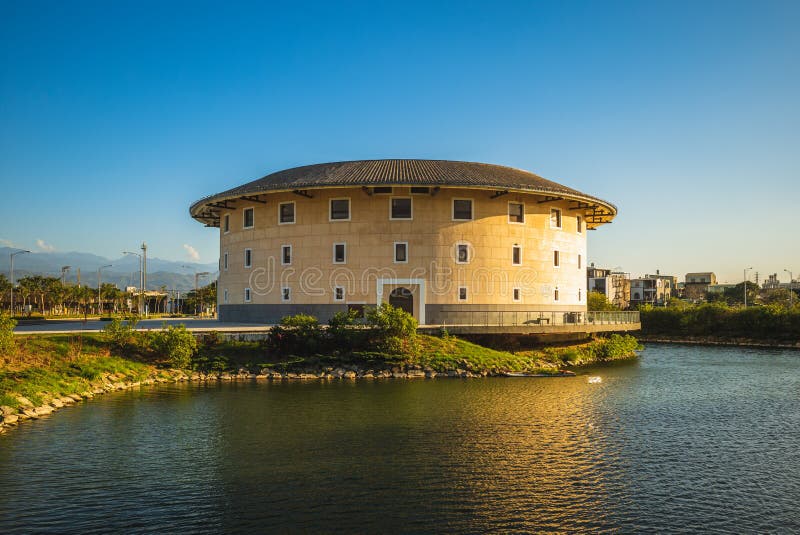 Hakka tulou round house in Miaoli, Taiwan