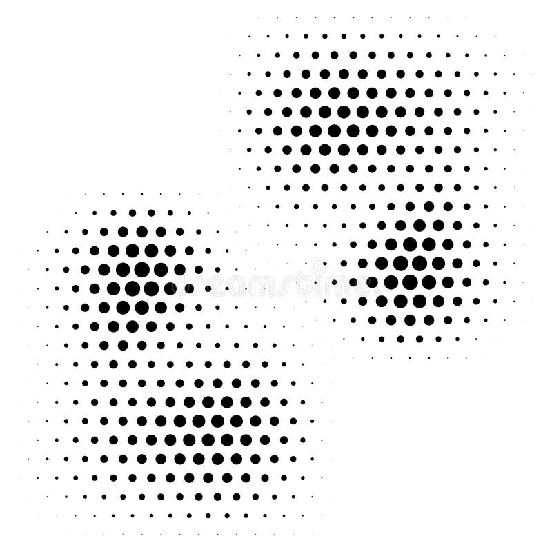 Halbtonhintergrund. einfarbiges Halbtonmuster. Hintergrund der geometrischen Punkte. stock abbildung