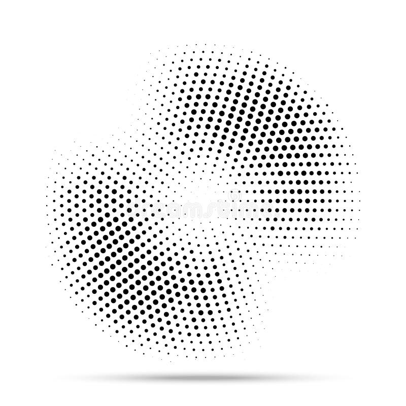 Halbtonkreisrahmen punktierte Hintergrund Runde Grenze unter Verwendung der gelegentlichen Kreispunkt-Rasterhalbtonbeschaffenheit