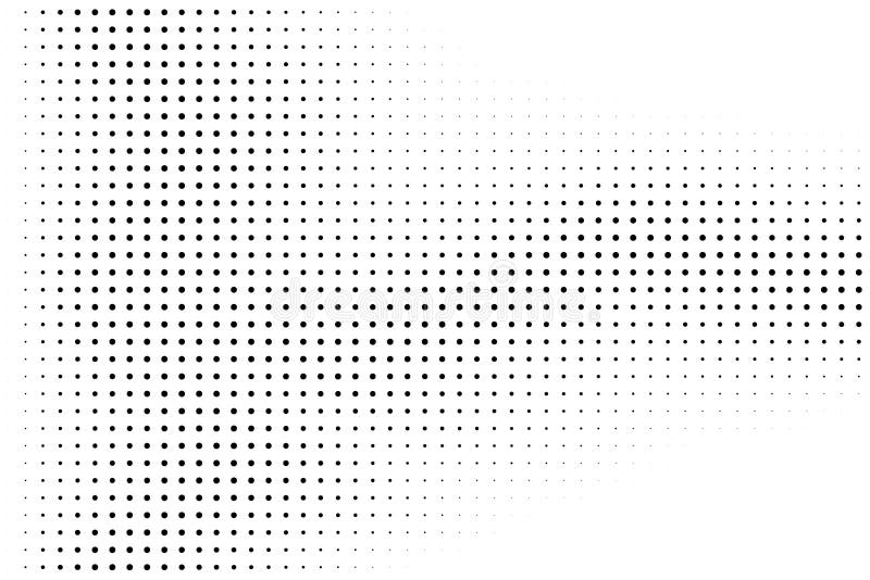 Halbtonvektor-Hintergrund. einfarbiges Halbtonmuster. Hintergrund der geometrischen Punkte. vektor abbildung