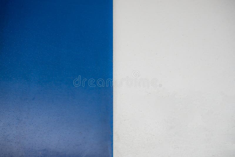 Half a Blue and White Acrylic Sign Stock Photo - Image of soft, white:  142865506