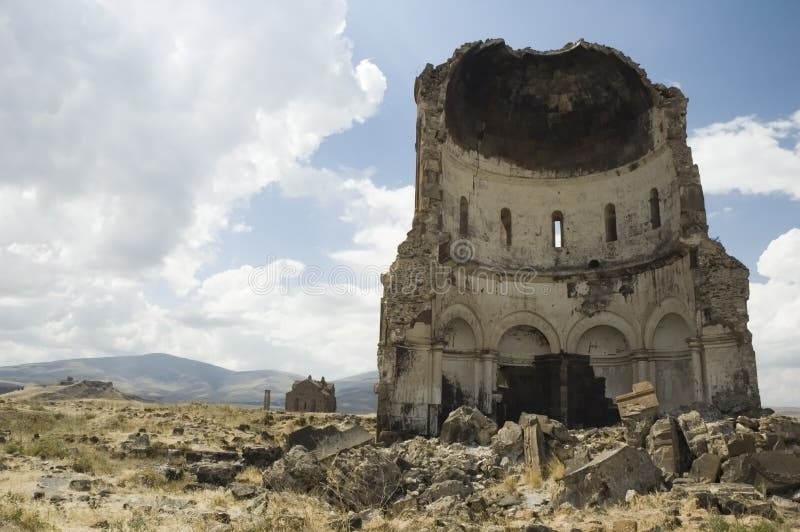 Half a church ruin