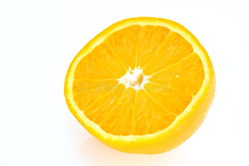 Half cut orange stock photo. Image of angle, elegance - 3154864