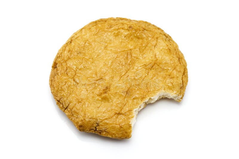 Halfeaten cracker stock image. Image of background, traditional 27614079