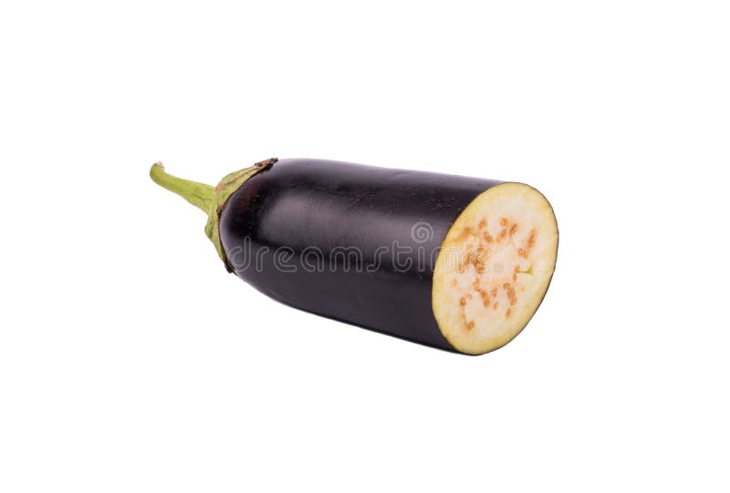 Premium Photo  Scarlet eggplant some cut in half