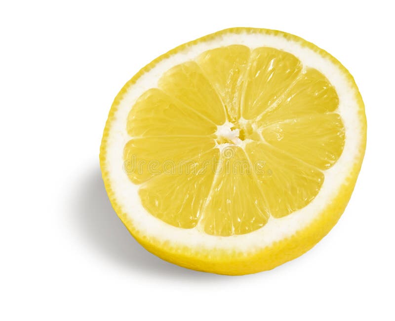 Half lemon fruit