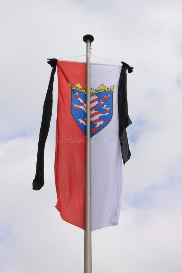 Half-mast flag