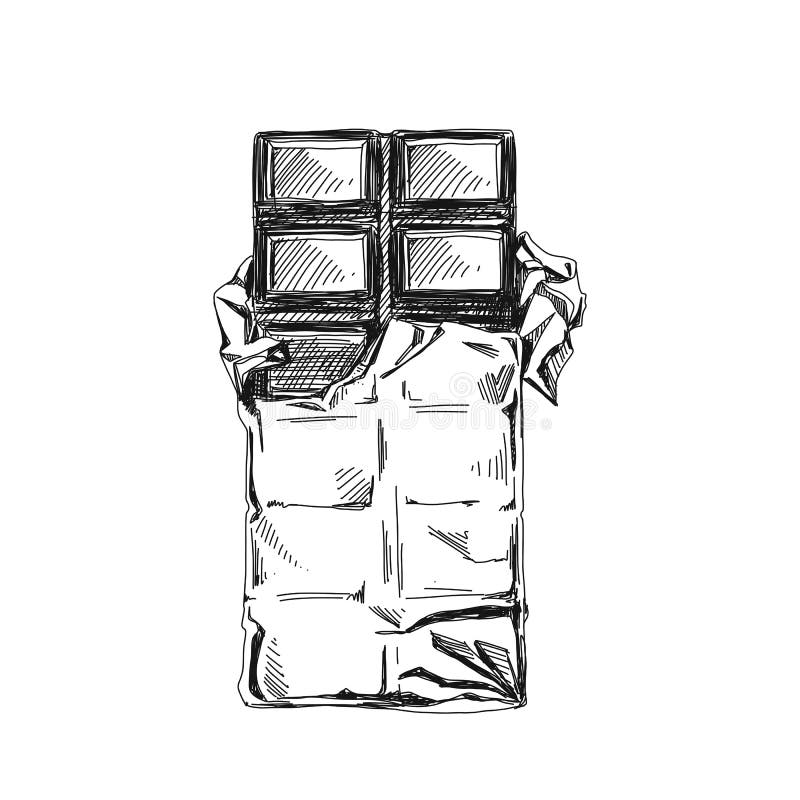 How To Draw Chocolate bar Step by Step - [6 Easy Phase]