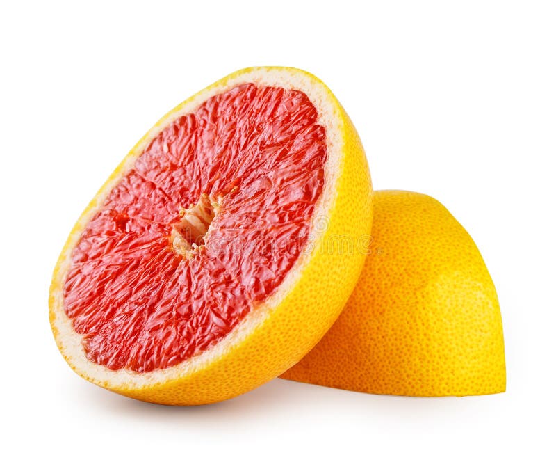 Half and Quarter Cut Grapefruit Stock Image Image of green, eating