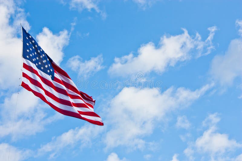 Half staff American flag stock image. Image of staff 22951155