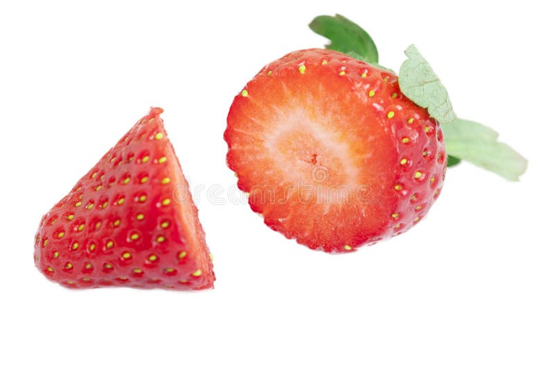 Half of strawberry. stock image. Image of dessert, freshness 22799591