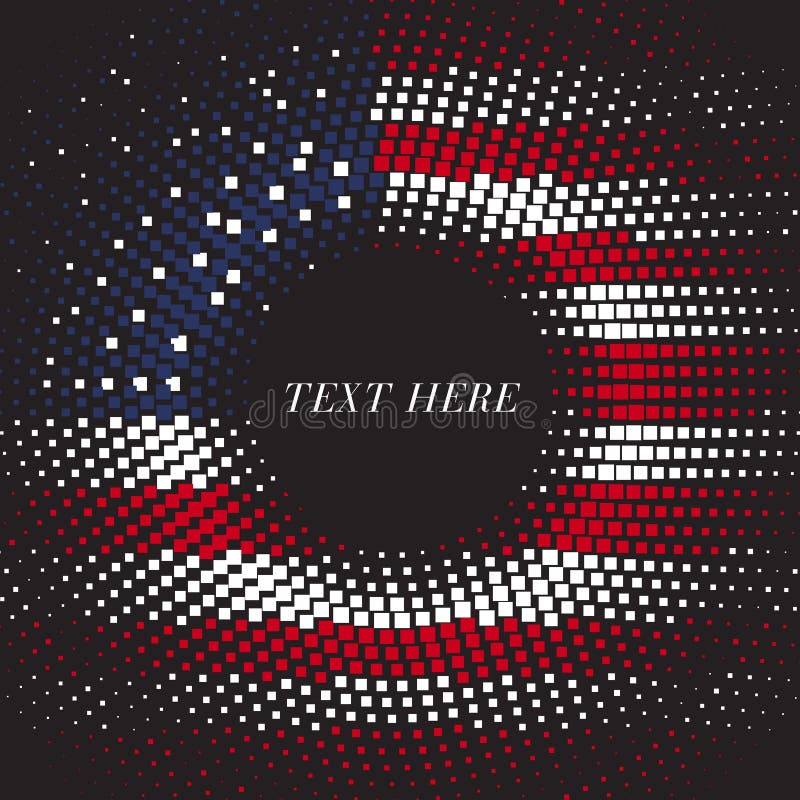 Round United States Flag Stock Illustrations 6655 Round United