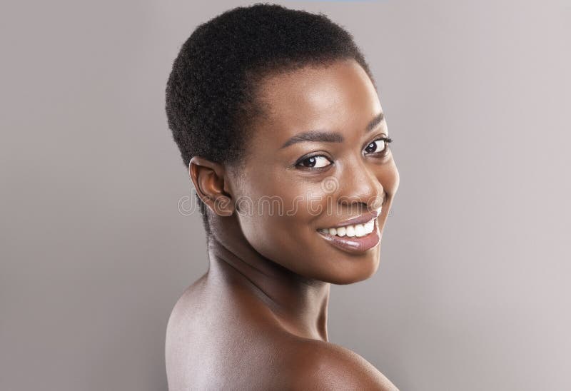 Half Turned Beautiful Black Woman With White Smile And Clean Skin Stock Image Image Of Hair Lips Half Turned Beautiful Black Woman With White Smile And Clean Skin Stock Image Image Of Hair Lips