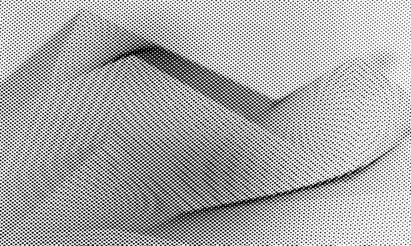 Modern Stylish Halftone Texture. Endless Abstract Background With Random Size Squares.