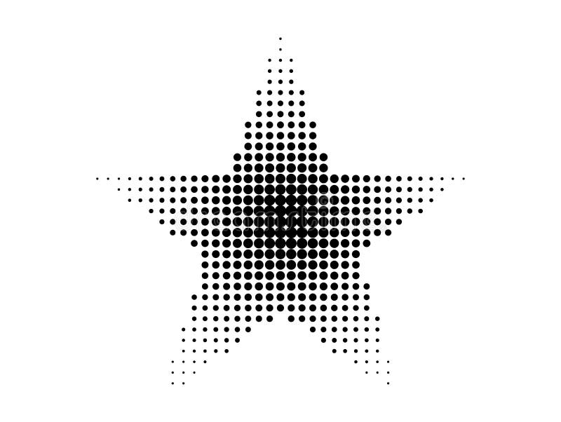 Halftone circles, halftone dot gradient vector illustration