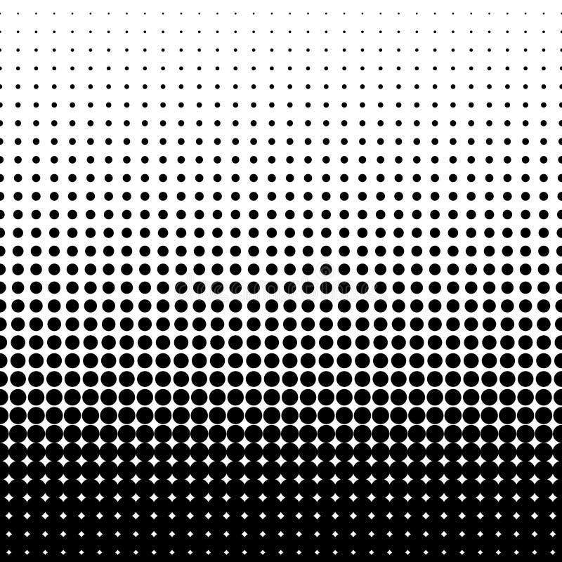 Halftone dot pattern. stock illustration
