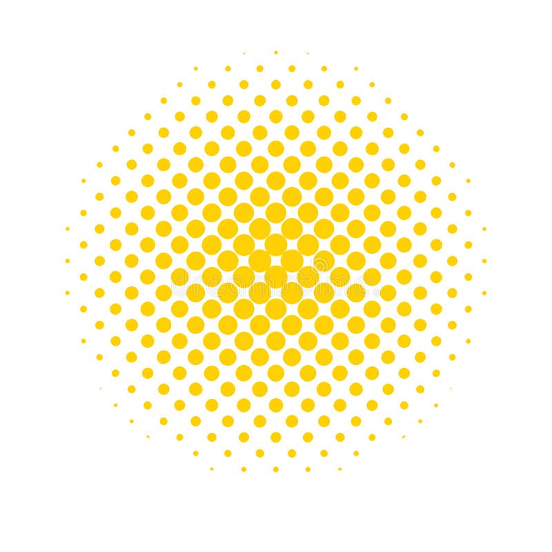 Halftone dots. Colored, abstract background in Pop Art style