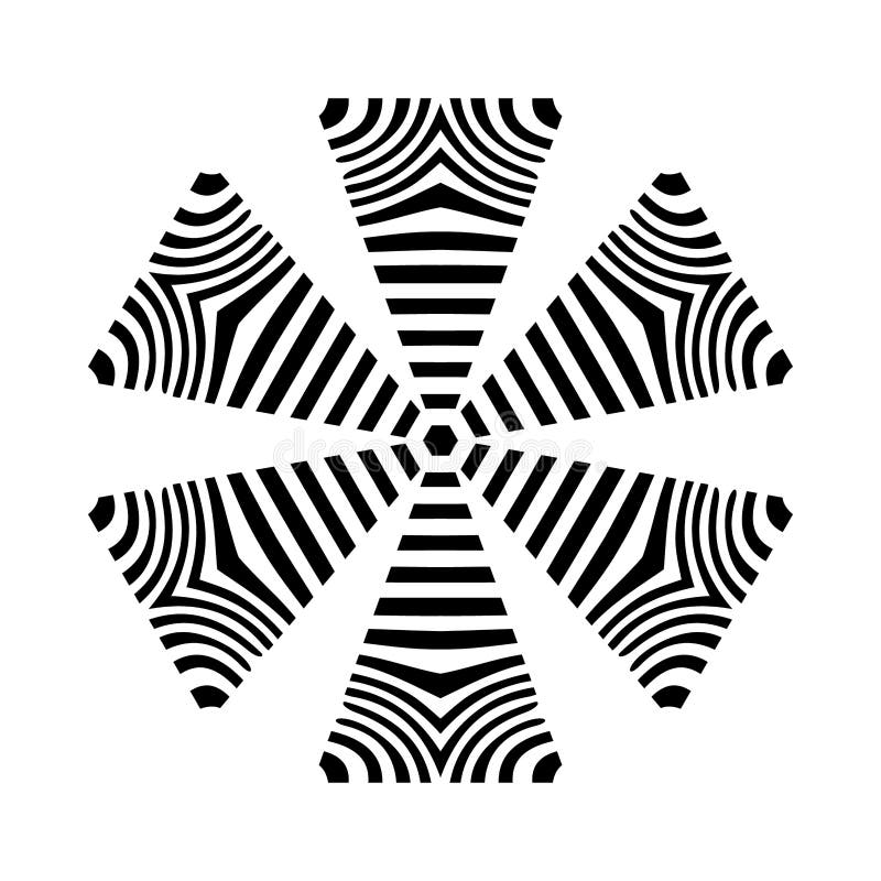 Logo or icon. abstract lines colorful light shining round shape in center, black background. vector illustration