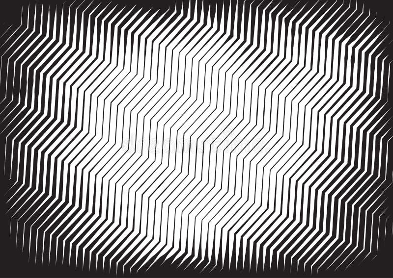 Striped engraving halftone vector background stock illustration