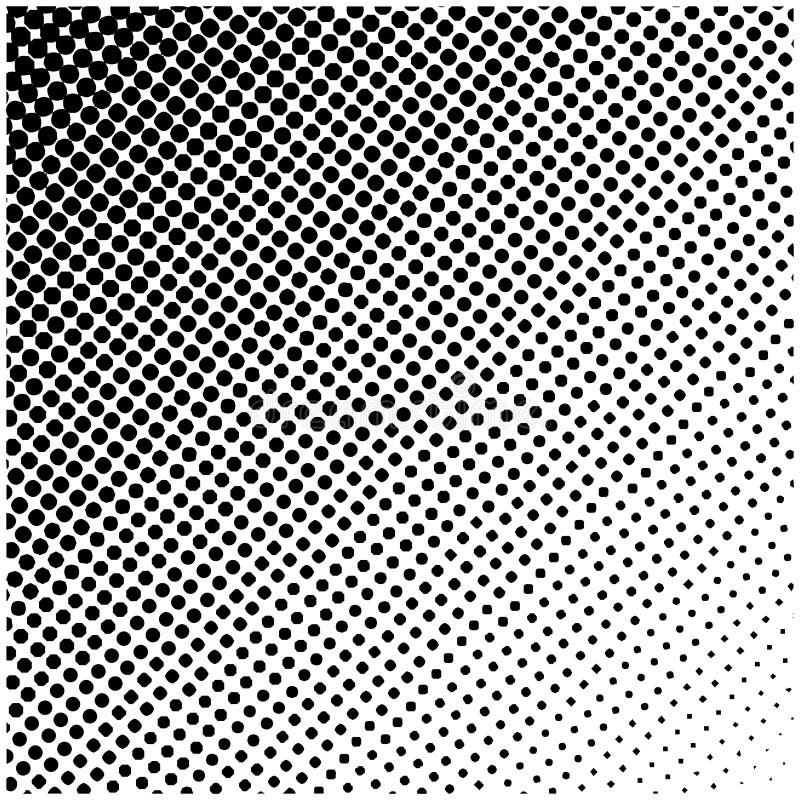 Halftone square vector logo, symbol, icon, design. Abstract dotted illustration on white background. stock illustration Halftone square vector logo, symbol, icon, design. Abstract dotted illustration on white background. stock illustration