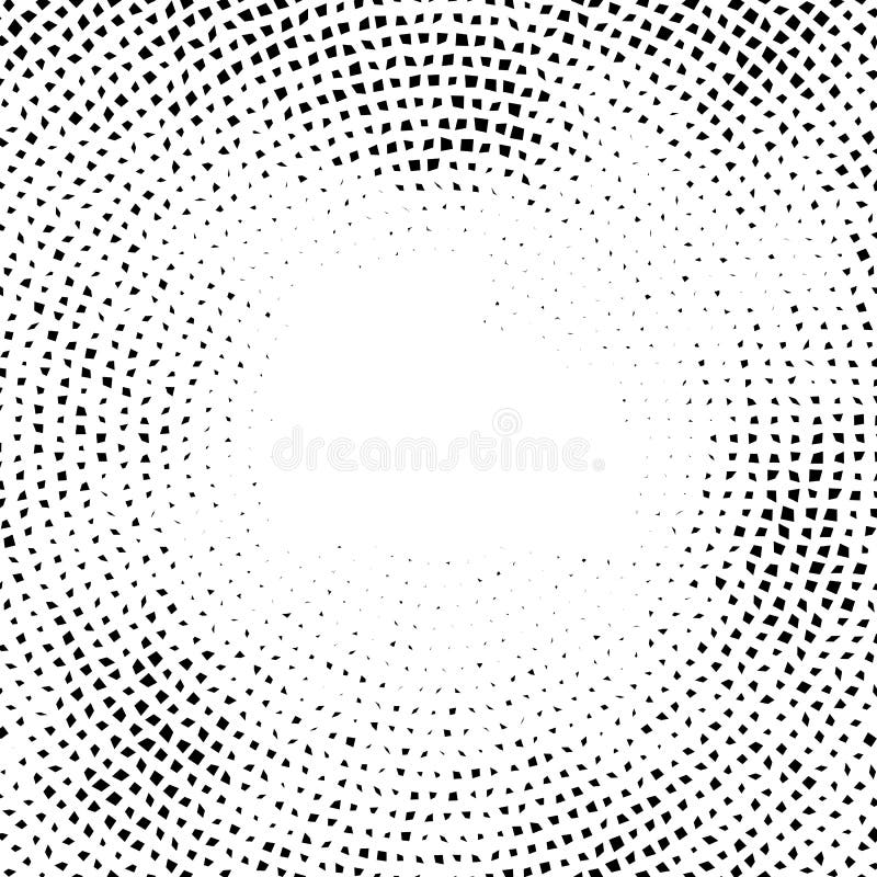 Halftone vector elemens.Halftone effect. Background concept. Vignette texture. Distorted square dots isolated on the white backgr stock illustration Halftone vector elemens.Halftone effect. Background concept. Vignette texture. Distorted square dots isolated on the white backgr stock illustration