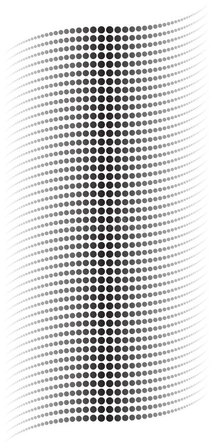 Halftone wave stock illustration