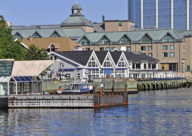 Halifax Waterfront at Twilight Stock Image Image of blue, canada 6380843
