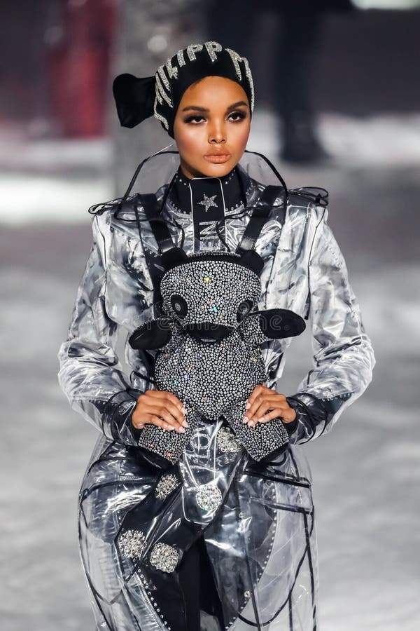 Halima Aden Walks the Runway at the Philipp Plein Fashion Show ...