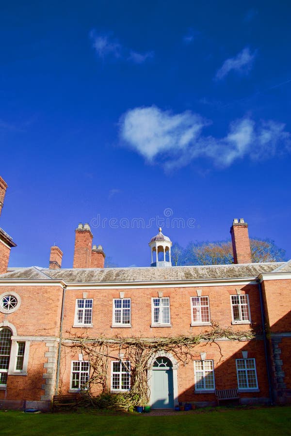 Hall and blue sky