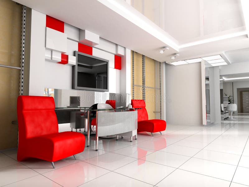 Hall at office stock photo. Image of light, modern, chief 2221968