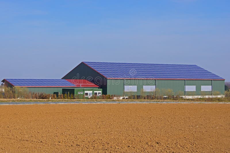 Hall with solar roof