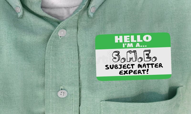 Hallo bin ich Thema-sachverständiges Namensschild-Hemd SME