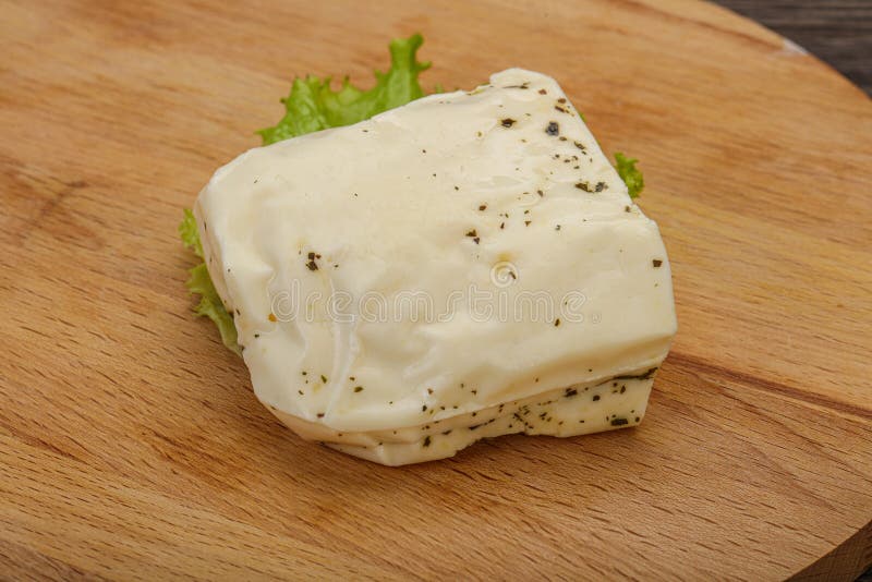 Halloumi Cheese with Mint for Grill Stock Photo Image of turkish