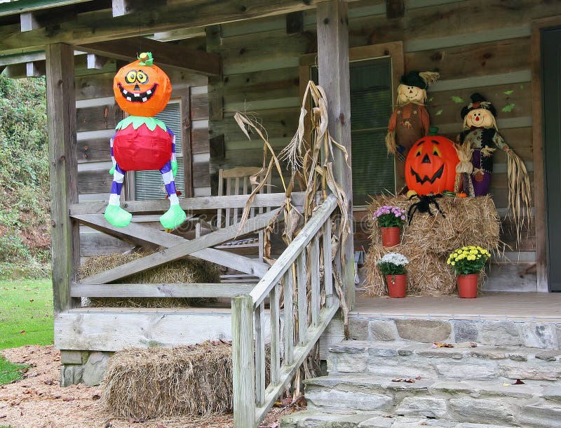 Pumpkins on Roof stock photo. Image of rooftop, halloween 1348696