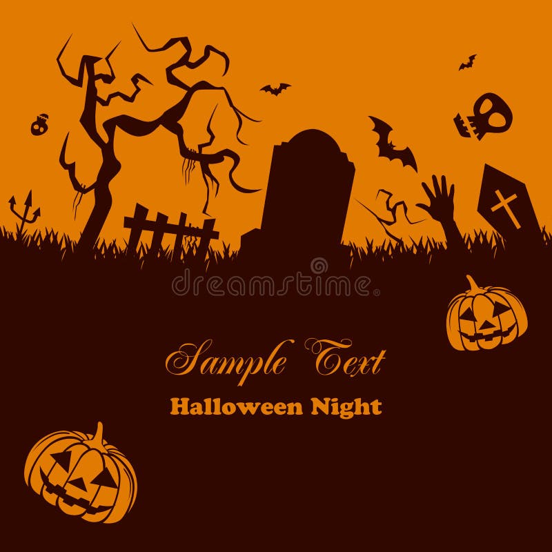 Halloween background royalty free illustration