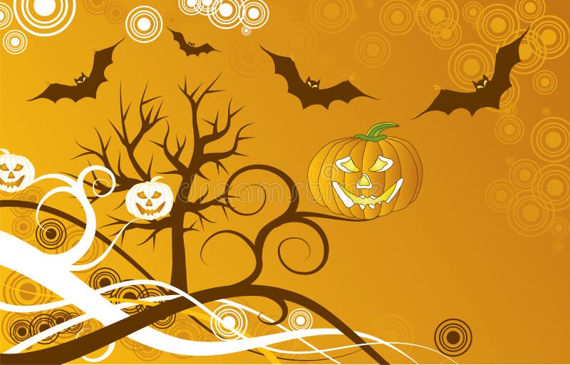 Halloween Background, Vector Stock Vector - Illustration of dark, vector: 2923922