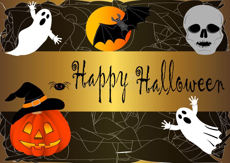 Halloween banner. vector.