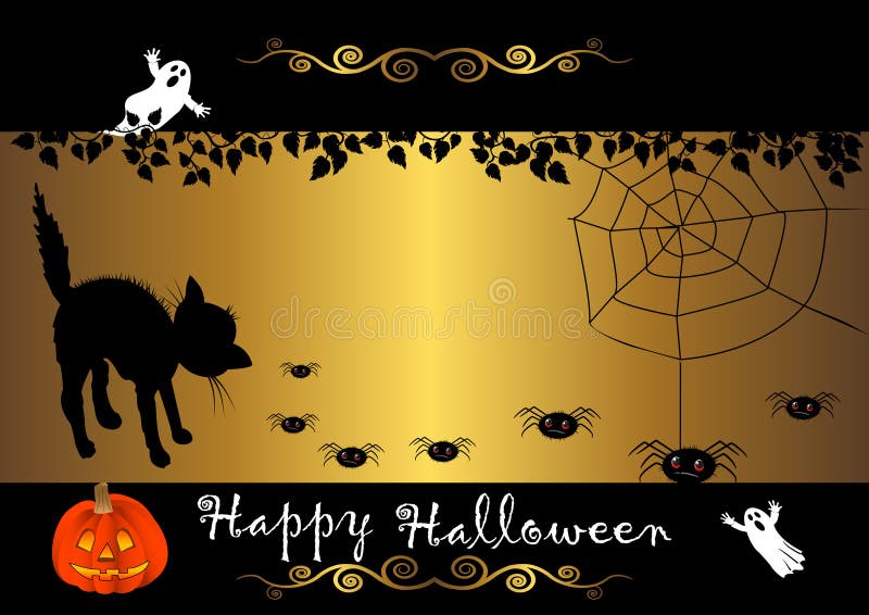 Halloween banner. vector.