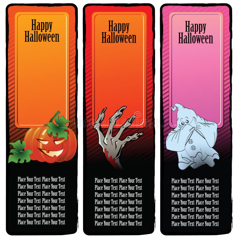 Halloween banners