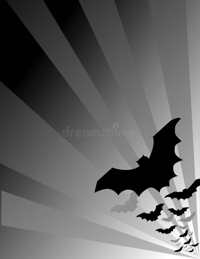 Halloween bats flying stock illustration. Illustration of holiday 575078
