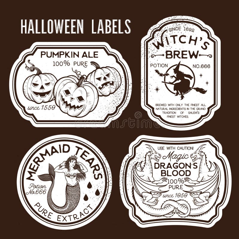 Free Printable Halloween Labels for Everything