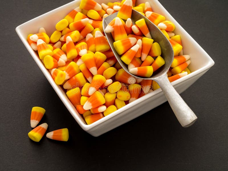 Halloween Candy Bowl stock photo. Image of corn, candies 26389414
